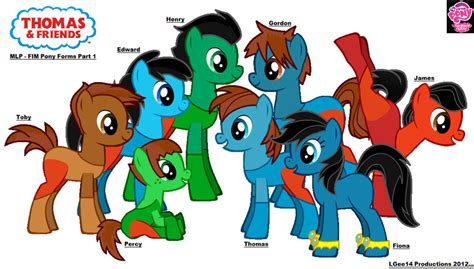 Thomas And Friendsmlp Fim Forms Pt 1 By Guardiansoulmlp On Deviantart