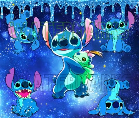 Stitch Tumbler Wrap Png Digital Download Png File Stitch Etsy Canada