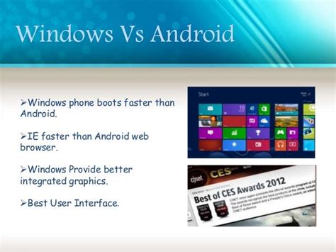 Android Vs Windows