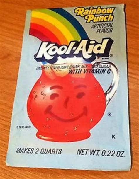 Old Kool Aid Recipe Found Via Packaging Colors Rnostalgia