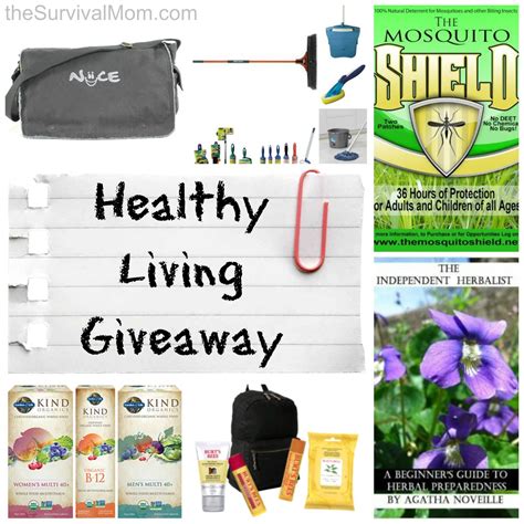 Living Healthy Giveaway 2 Prize Packages Survival Mom