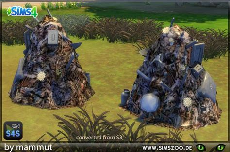 Junkpile By Mammut At Blackys Sims Zoo Sims 4 Updates Sims Sims 4