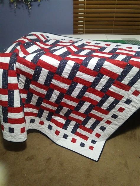 Patriotic Quilt Quilt Of Valor Patriotic Quilts Red White Blue Quilt