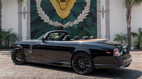 Black Car Car Convertible Luxury Car Rolls Royce Phantom Wallpaper