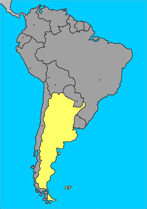 Mapas Del Mundo Mapa De Argentina En Suramerica