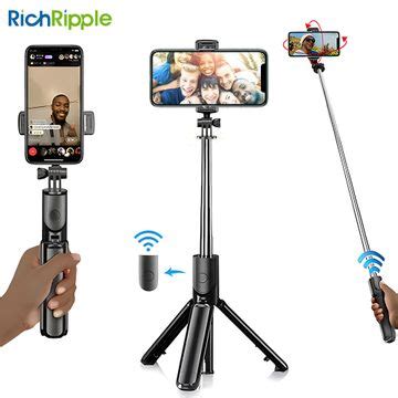 Richripple In Integrated Monopod Tripod For Phone Portable Be