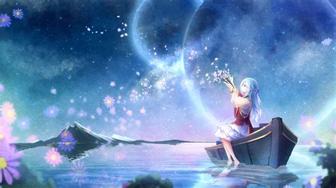 February 17, 2021 by admin. anime Girls, Planet, Water, Flowers, Original Characters ...