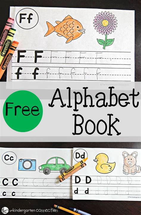Free Alphabet Book The Kindergarten Connection Kindergarten
