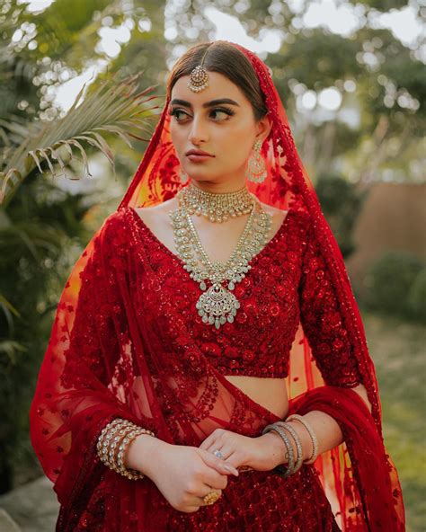 Sabyasachi Bride From Pakistan Stunned In A Sindoori Red Lehenga Wore Nani Ka Joda For Nikaah