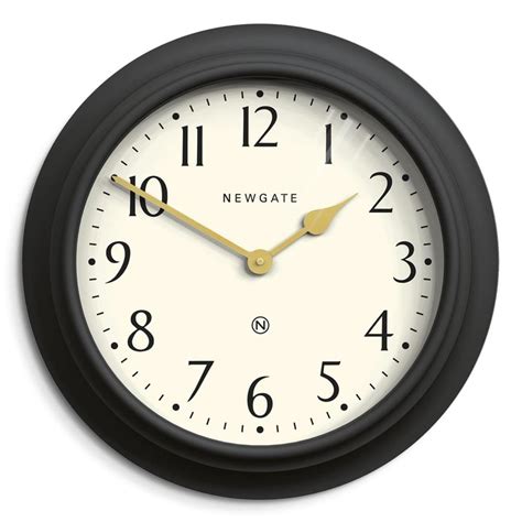 Newgate Westhampton Large Decorative Dark Grey Wall Clock