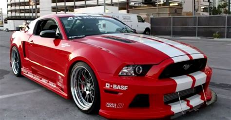 Modified Mustang Wide Body Kits Compilation Mustang Cars Ford