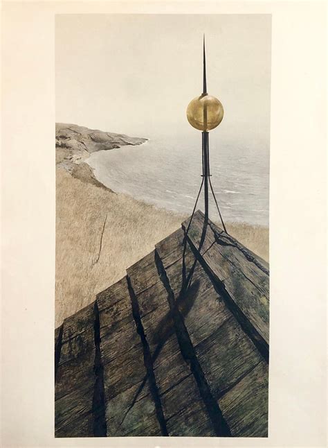 Andrew Wyeth Rare Andrew Wyeth 1956 Collotype Print From Signed
