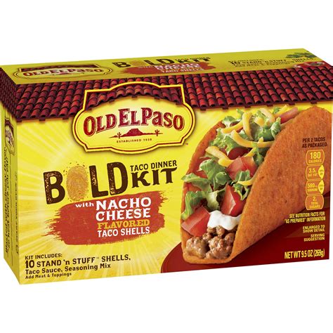 Bold Nacho Dinner Kit Mexican Dishes Old El Paso