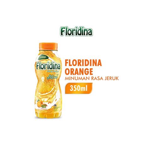 Jual Floridina Orange Minuman Siap Minum Botol 350ml Shopee Indonesia