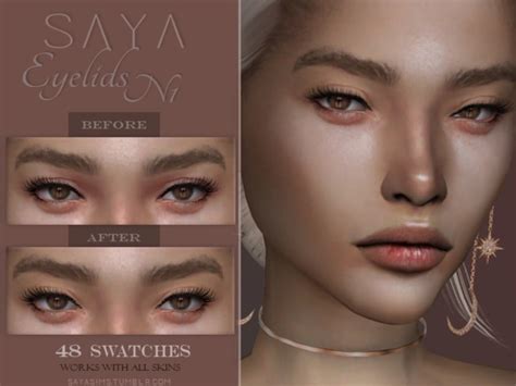 Eyelids N1 By Sayasims At Tsr Sims 4 Updates