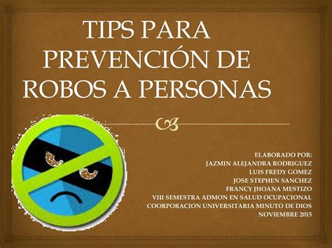 Calaméo Tips Para Prevención De Robos A Personas