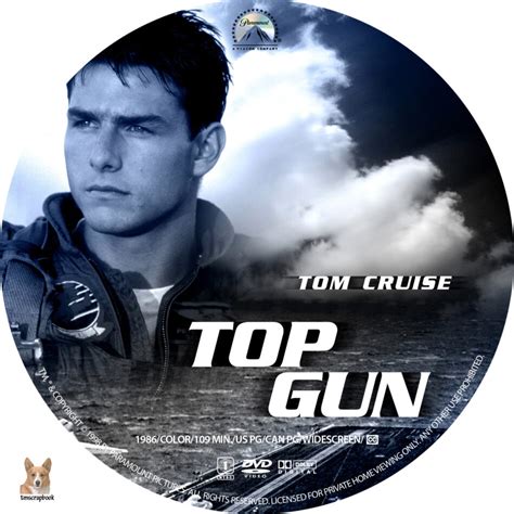 Top Gun Dvd Labels 1986 R1 Custom