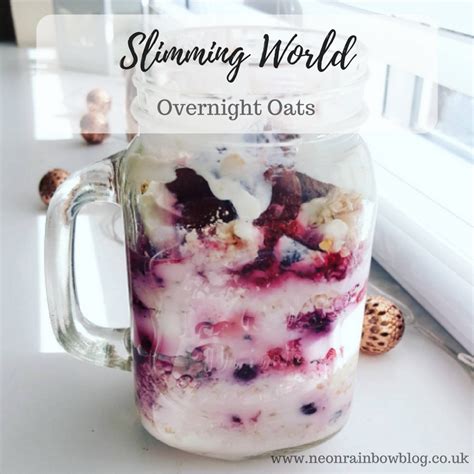 Overnight Oats Slimming World Style Slimming World Overnight Oats Slimming World Breakfast