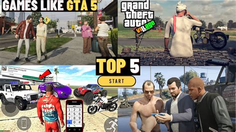 Top 5 Gta 5 Like Games For Android Best Mobile Games Like Gta 5 Gta