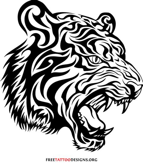 Tribal Tattoo Designs Tiger