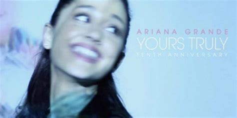 Photo Ariana Grande Debuts Yours Truly 10th Anniversary Album Cover