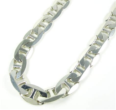 Buy 925 Sterling Silver Anchor Link Chain 36 Inch 1175mm