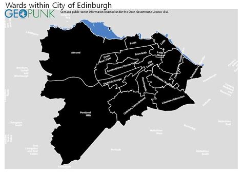Map And Details For City Of Edinburgh Local Authority