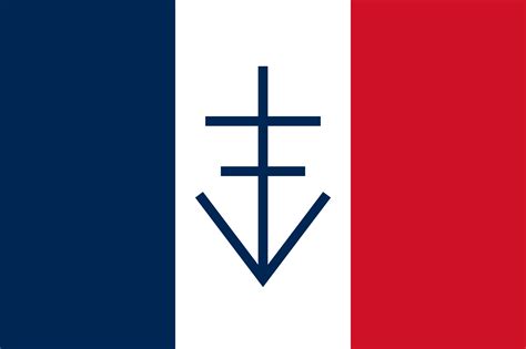 Flag Of The Free Republic Of Vercors Proclaimed By The French