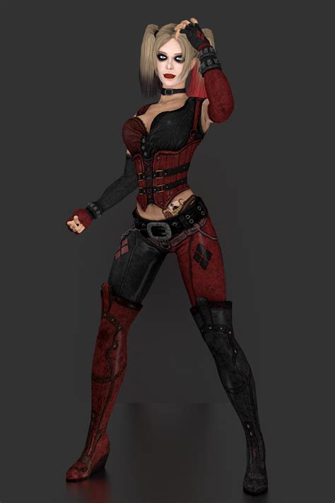 injustice gods among us harley quinn [arkham] by ishikahiruma on deviantart