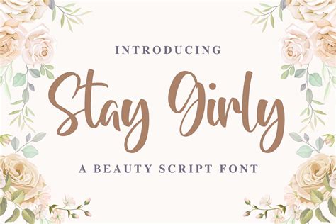 Stay Girly Beauty Script Font Dafont Free