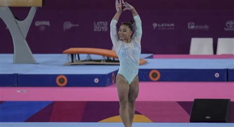 She helped the team qualify 5th into the team finals, and individually qualified in 19th. Flávia Saraiva é medalhista nos Jogos Pan-americanos
