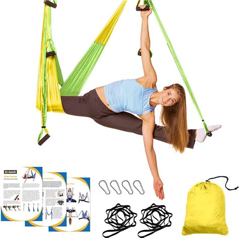Fitness Running And Yoga Yoga Swing Hammock Trapeze Sling Aerial Silks