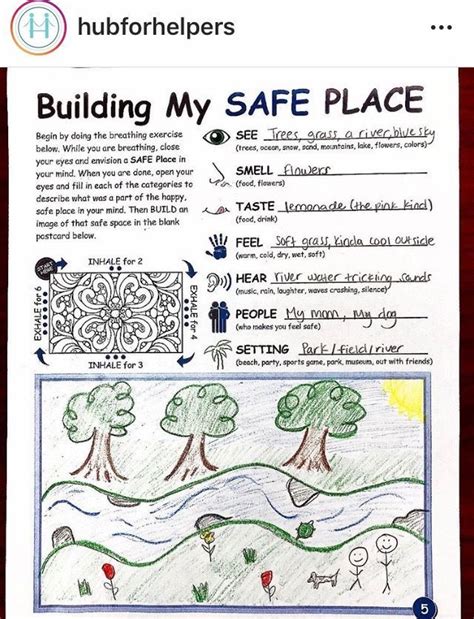 Creating A Safe Place Art Therapy Activities Social Emotional