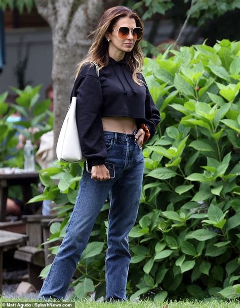 Hilaria Baldwin Shows Off Her Trim Midsection In A Crop Top Daily