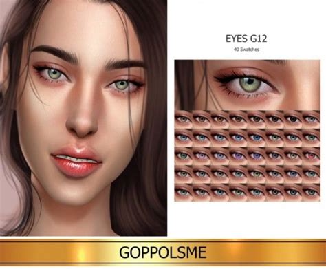Gpme Gold Eyes G12 P By Goppols Me For The Sims 4 Spring4sims