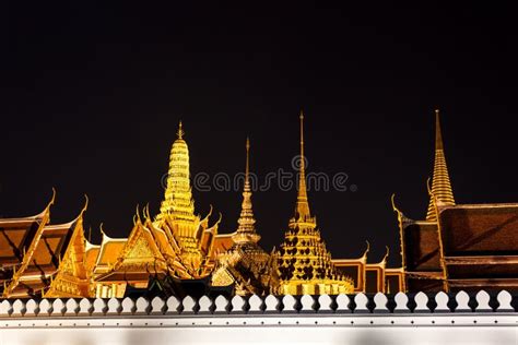 Wat Phra Kaew At Night Stock Photo Image Of Asia Color 25148442