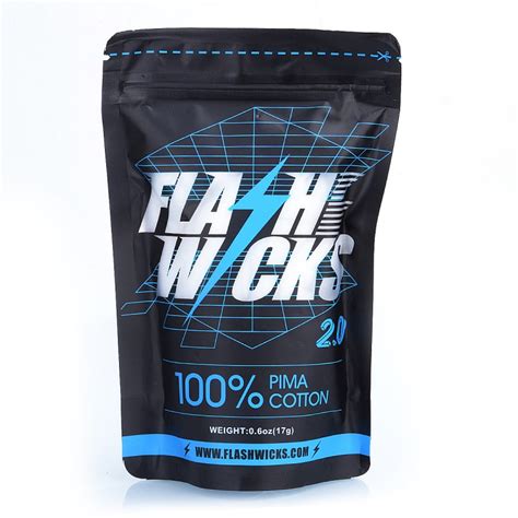Maybe you would like to learn more about one of these? Authentic Flashwicks PIMA Vape Cotton 2.0 for DIY Coil ...