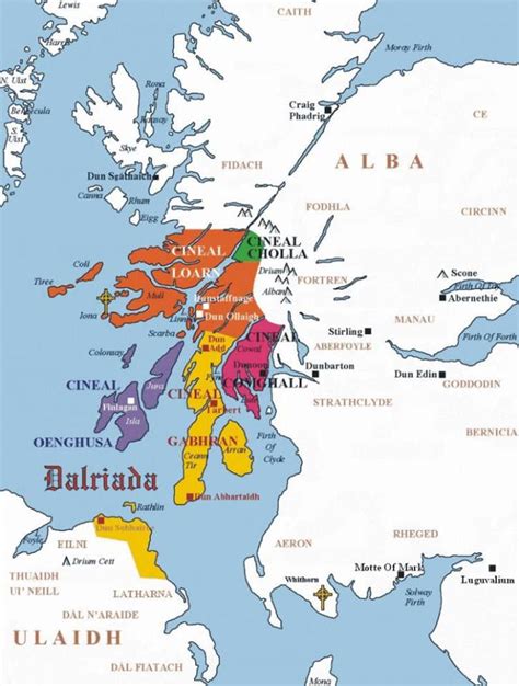 Dalriada Scotland The Lands Of The Picts And The Britons Of Ancient