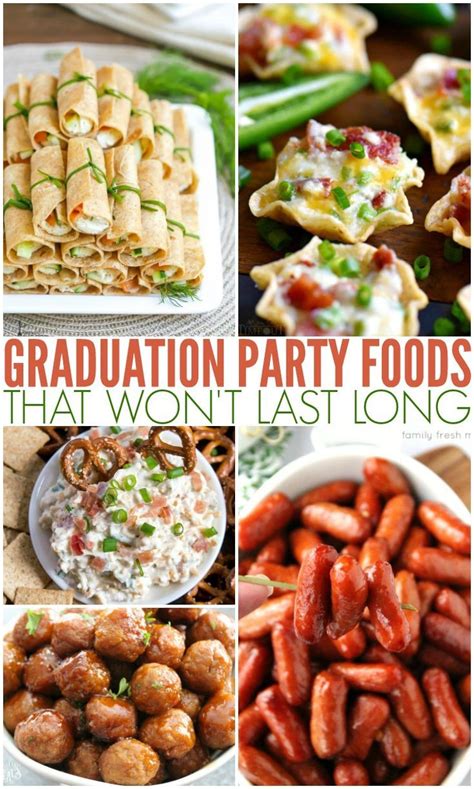 Do better than cake and punch with this simple, fun graduation menu. Graduation Party Food Ideas | Graduation party foods, Grad ...