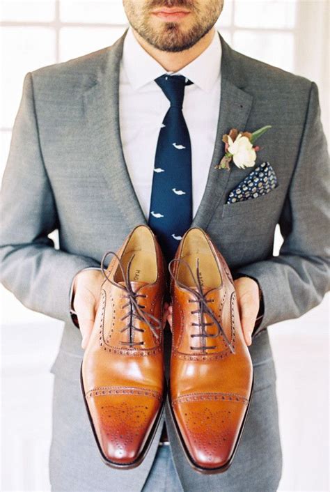 Classic Mens Shoes And Grey Suit Wedding And Party Ideas Grey Suit