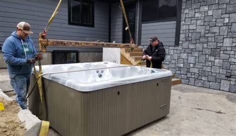 Hot Tub Install Rapid Refrigeration Grande Prairie Commerical