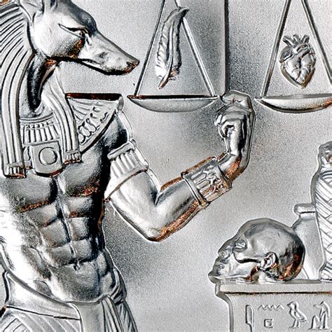 2 Oz Elemetal Egyptian God Series Anubis Silver Rounds