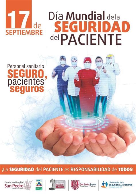 D A Mundial De Seguridad Del Paciente Fundaci N Hospital San Pedro