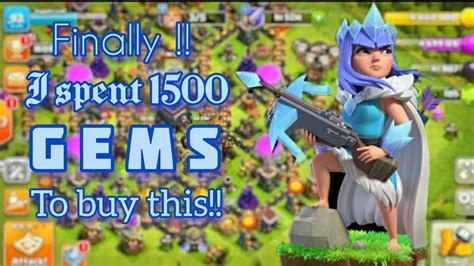 Finally I Spend 1500 For Buying This Clash Of Clans Ice Queen
