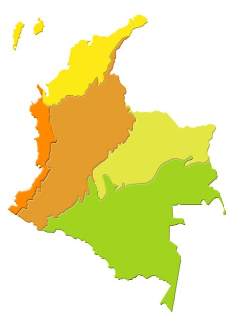 Mapas De Colombia Con Sus Regiones Imagui