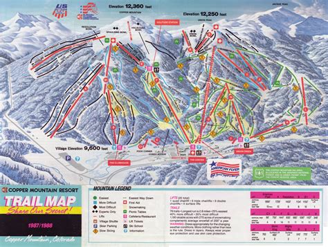 Copper Mountain Resort Skimap Org