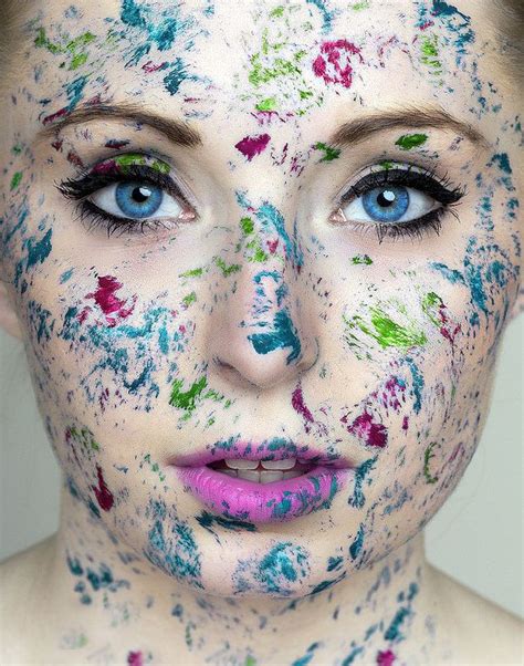 Color Splatters Artistry Makeup Makeup Artist Crazy Eye Makeup Crazy