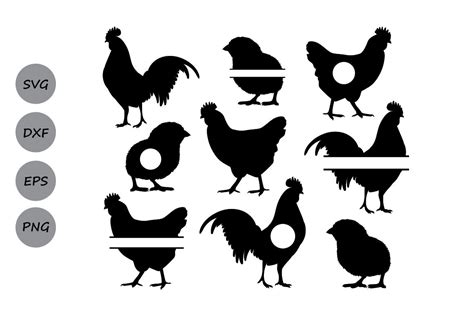 Download Chicken SVG, Chicken Monogram Svg, Rooster Svg, Hen Svg ...