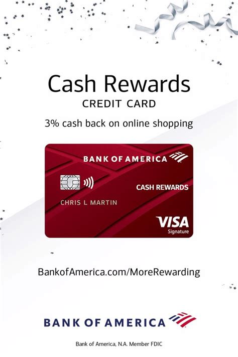 Unfortunately, this class of credit card is not used often. With the Bank of America® Cash Rewards credit card, you can earn 3% cash back on online shopping ...