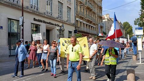 Une Manifestation Anti Pass Sanitaire En Baisse à Avignon Pour Ce 12e